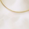 Ross-Simons Italian 3mm 18kt Gold Over Sterling Silver Round Omega Necklace - 2 of 3