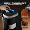 VEVOR Coffee Maker with Grinder, 8 Cup Programmable Coffee Machine, Grind and Brew Coffee Maker with 24-Hour Timer for Auto Brew, Reusable Filter - 4 of 4