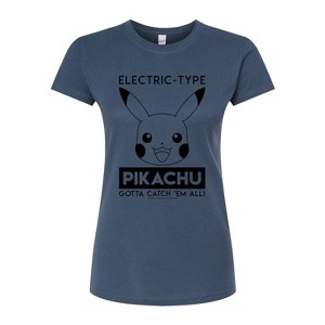 Women's - Pokémon - Electric Type Fitted Graphic T-Shirt - 1 of 3