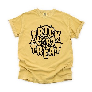 Simply Sage Market Trick Or Treat Web Garment Dyed Tee - 1 of 4