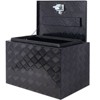 Gulches 24" Aluminum tool box,heavy duty truck bed tool box,outdoor pickup storage tool box,RV storage organizer,underbody  box w/lock keys,black - 2 of 4