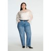 ELOQUII Women's Plus Size Lace Flared Sleeve Blouse - 4 of 4