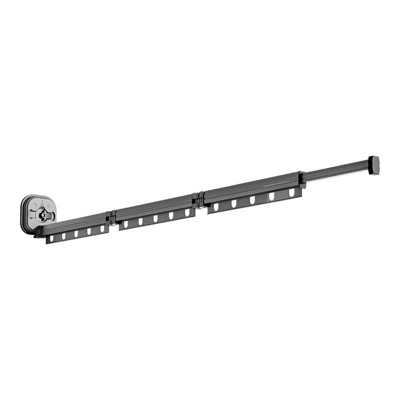 LunaLulinlk 5-Fold Shower Rod, Drill-Free Suction