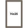 PosterPalooza | Weathered Black Picture Frame - UV Acrylic, Foam Board Backing, Hanging Hardware - 2 of 4