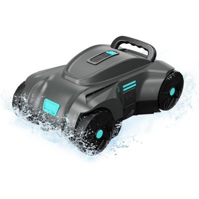 VINGLI Cordless Robotic Pool Cleaner,Automatic Swimming Pool Vacuum, for Above Ground and Inground Pools,Auto Docking
