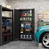 SUXXAN 73''H Garage Storage Cabinet With Wheels,steel Cabinets With 2 Doors And 4 Adjustable Shelves For Home Office, Assembly Required - 2 of 4