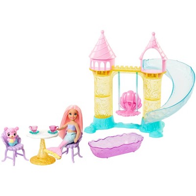 barbie splash and slide bath playset