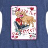 Girls' - Barbie - You're The Sweetest Barbie Fit & Flair Cap Sleeve Dress - 2 of 3