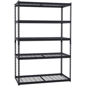 COZONY 5-Tier Garage Storage Shelves – Heavy Duty Metal Utility Rack with Adjustable Height for Basement & Workshop - 1 of 4