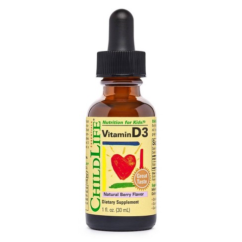 Childlife Essentials Vitamins D3 Liquid - 1 Fl Oz : Target
