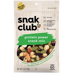 Snak Club Snack Mix Protein Power - Case of 6 - 4.2 OZ - 1 of 1