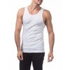 Pro Club Men's Ultra-Soft Ringspun Cotton A-Shirt Tank Top Muscle Under Shirt - 4 of 4