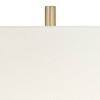 Vienna Full Spectrum Jordan 27 1/2" Tall Traditional Table Lamp Pull Chain Brass Finish Metal Crystal Single Off-White Shade Living Room Bedroom - image 3 of 4