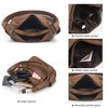Fashion Crossbody Bag Shoulder Bag Soft PU Leather Handbags Purses Multi Pocket - 3 of 4