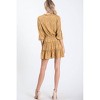 Women's Floral Ruffle Mini Dress - Hailey & Co - 3 of 4
