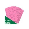 JAM Paper Circle Round Label Sticker Seals 2.5 Inch Diameter Ultra Pink 120/Pack (147628587) - image 2 of 4