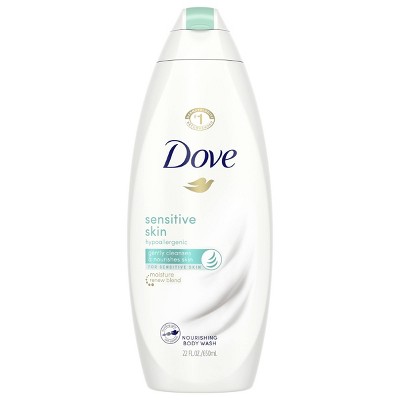 Dove Sensitive Skin Unscented Sulfate-Free Body Wash - 22 fl oz