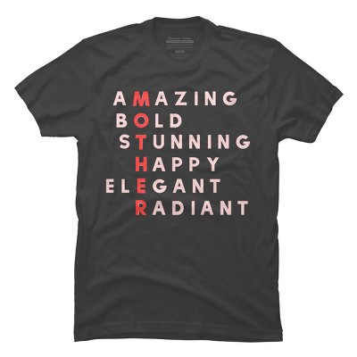 Men's Design By Humans Mother's Day Amazing Mom Definition By programmerhumor T-Shirt