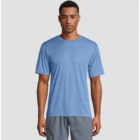 Hanes Men's T-Shirt - Blue - L