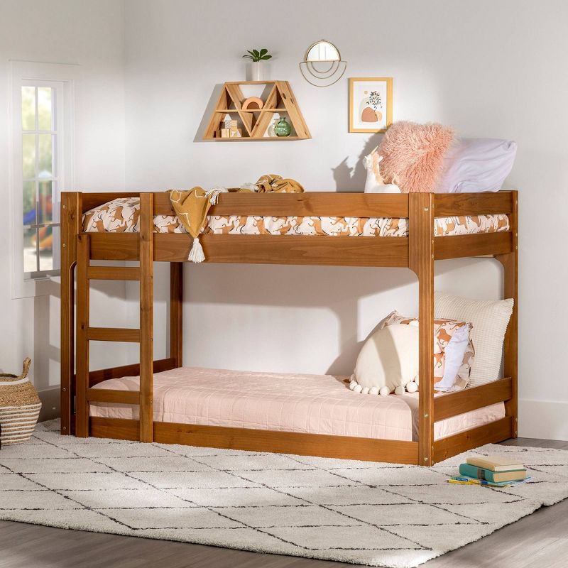 Twin Over Twin Indy Contemporary Solid Wood Bunk Bed - Saracina Home, 5 of 21
