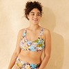 Women's Scooped Neck Swim Bralette Bikini Top - Wild Fable™ - 4 of 4