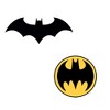 Batman Shield Sticker Pack- Logo Die Cut Vinyl Large Deluxe Stickers Variety Pack - Set of 6 - 2 of 4