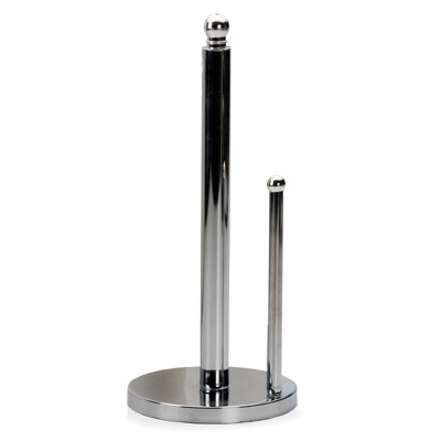 Jumbo Paper Towel Holder With Adjustable Spring Arm In Stainless Steel For  Kitchen Or Bathroom - Homeitusa : Target