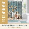 LunaLulinlk Beach Coastal Shower Curtain with Hooks - 4 of 4