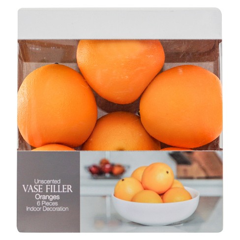 Vase Filler 6pc Orange Lloyd Hannah Target