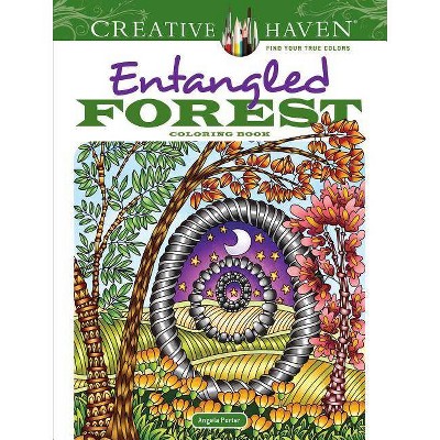 Creative Haven Entangled Forest Coloring Book - (Creative Haven Coloring Books) by  Angela Porter (Paperback)