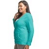 Hanes Just My Size Women's Full-Zip Slub Hoodie (Plus Size) - 2 of 3