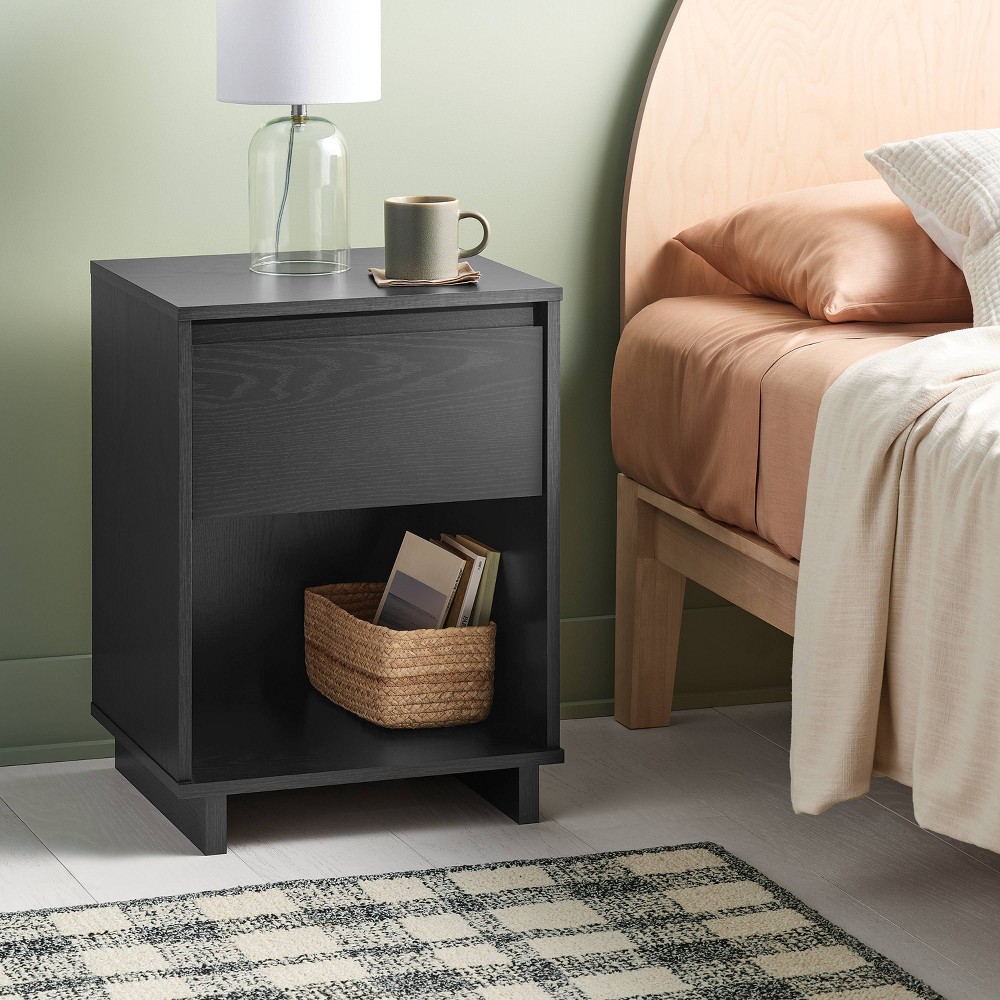 Modern Nightstand Black - Room Essentials™