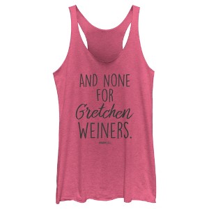 Women's Mean Girls And None for Gretchen Wieners Racerback Tank Top - 1 of 4