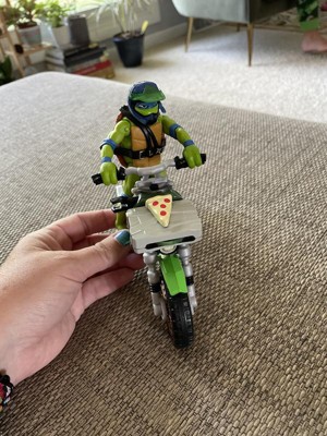 Teenage Mutant Ninja Turtles: Mutant Mayhem Ninja Kick Cycle With Leonardo  Action Figure : Target