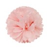 Wrapables Set of 32 Tissue Honeycomb Ball and Pom Pom Party Decorations, Aqua/ Light Pink/ Gold/ White - 4 of 4