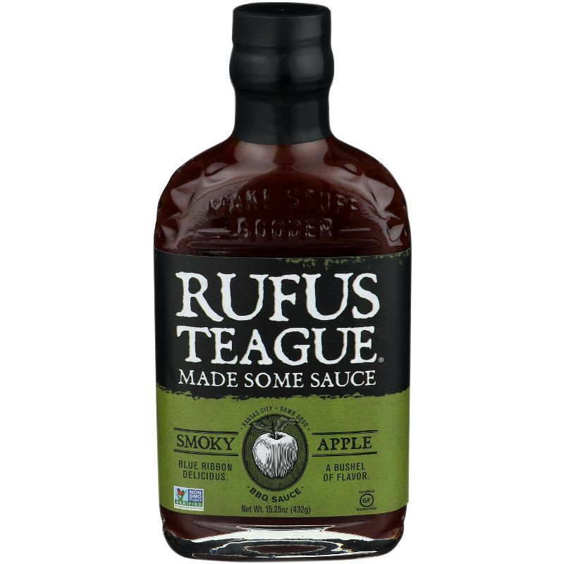 Rufus Teague Smoky Apple BBQ Sauce - Case of 6 - 15.25 oz, 1 of 2