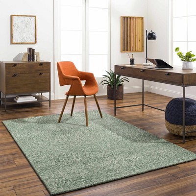 Hauteloom Alyra Green Solid Area Rug