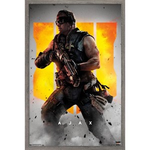 Trends International Call of Duty: Black Ops 4 - Ajax Key Art Framed Wall Poster Prints - 1 of 4