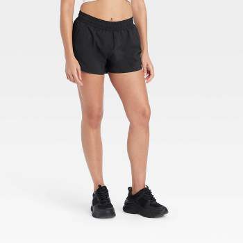 Avia Activewear Women's High-Rise 3” Running Shorts with Brief