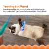 Catstages 17.5" Tail Teaser Air Prey Play Cat Wand Toy with Catnip Attachments - 4 of 4