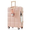 Luggage Set with USB Port & Cup Holder, Spinner Wheels for Travel, 3-Piece Set 20/24/28 Inch – Cuddlewood - 2 of 4