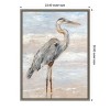 Amanti Art Beach Heron I by Ethan Harper Framed Canvas Wall Art - 4 of 4