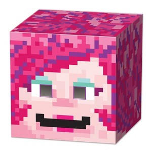 Beistle Gamer Girl 8-Bit Box Head, 9" x 9", (3/Pkg) Multicolored - 1 of 4