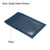 Unique Bargains Mailing Statement Photos Catalogs Full Face Window Clear Single Sided Envelopes - 4 of 4