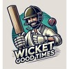 Cricket Sports "Wicket Good Time"  Adult Long Sleeve Hoodie - 2 of 3