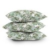Dash and Ash Climbing Monstera Square Throw Pillow Green/White - Deny Designs - 4 of 4