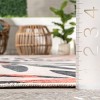 Nuloom Mara Floral Machine Washable Pet Friendly Indoor/Outdoor Area Rug, 4' x 6', Multicolor - 3 of 4