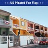 Yescom 1.5x3 Ft USA Pleated Fan Flag Half Fan Banner American Bunting Decoration 6 Pack - 3 of 4