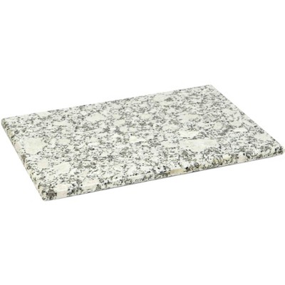 Home Basics 8 x 12 Granite Cutting Board, White