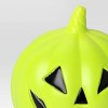 8" Lit Pumpkin Blowmold Halloween Decorative Prop - Hyde and EEK! Boutique™ - 3 of 3